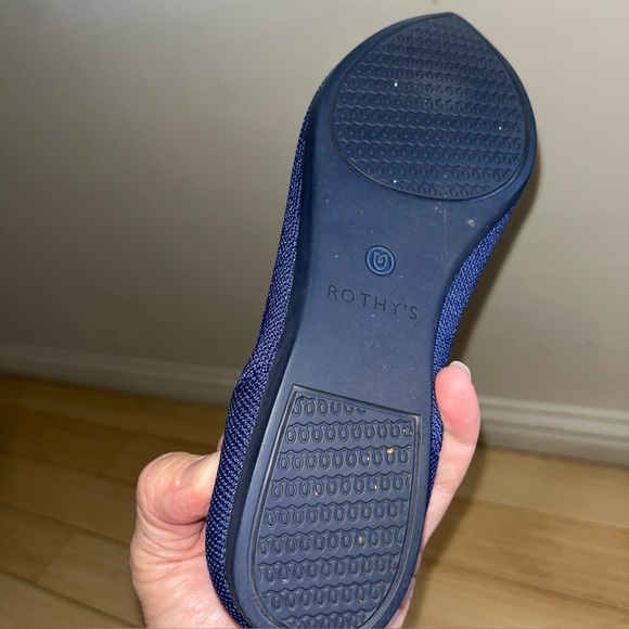 Rothy's Royal Blue Women's Pointed Flats Size 8 Slip On Shoes - Picture 7 of 7